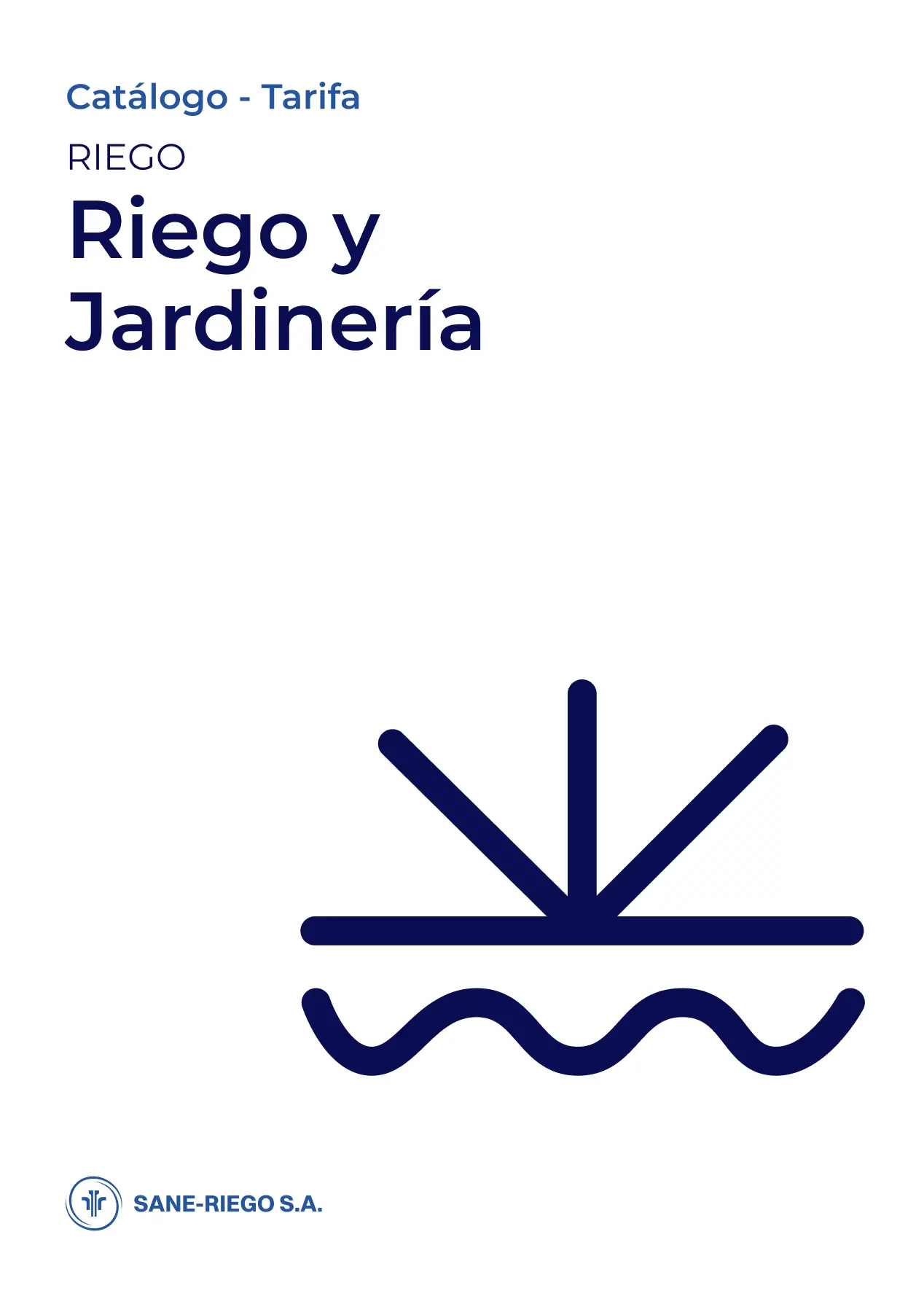 Catálogo de Riego